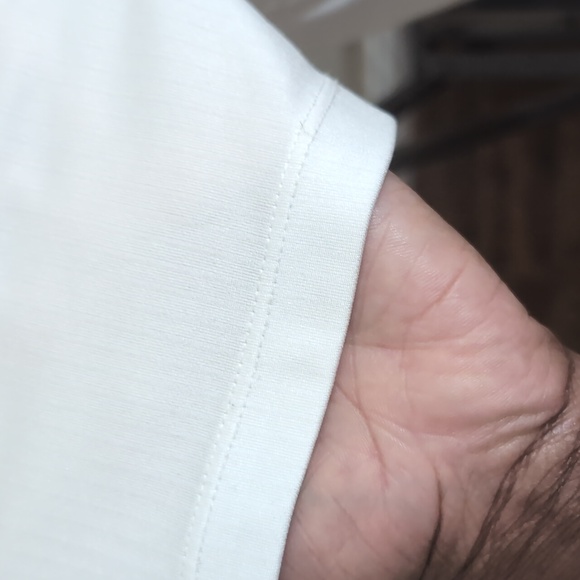 💵2/$10Bundle and Save💵John Henry|White Short Sleeved T-shirt Textured Stripes - Picture 7 of 14